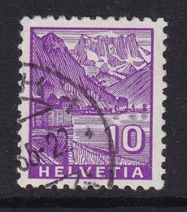 Switzerland   #221  used 1934  castle 10c