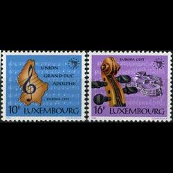 LUXEMBOURG 1985 - Scott# 729-30 Europa-Music Set of 2 NH