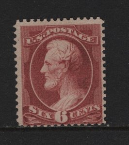 208a F-VF unused ( mint regummed ) with nice color cv $ 170 ! see pic !