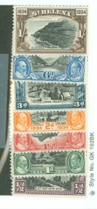 St. Helena #101-107 Unused