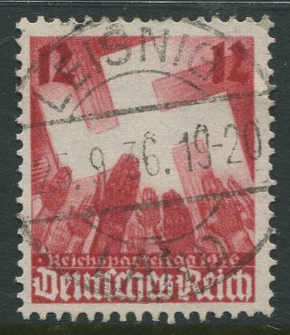 STAMP STATION PERTH Germany #480 Salute to Swastika 1936 Used