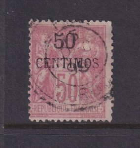 French Morocco, Scott 6 (Yvert 6), used, signed Stolow