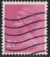 Great Britain #626 2 1/2P Queen Elizabeth 2, Stamp used F-VF