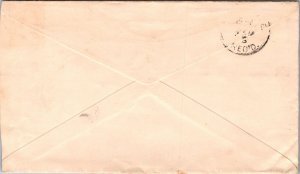 1895 - Shreve, Crump & Low Co - Boston, Mass -  Flag Cancel - J1691