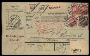 Germany 1900 Reichspost Germania Mi63 1M Post Office Cover 95965