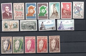 1958- Tunisia - Tunisie- Full year- Année complète - 16 stamps- 16 timbres MNH**