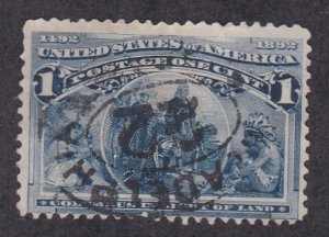 United States # 230, Columbus in Sight of Land, Used