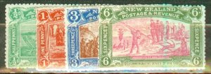 IG: New Zealand 122-5 mint (122, 125 NH) CV $461