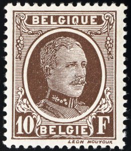 Belgium Stamps # 190 HR VF Scott Value $60.00