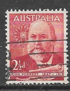 Australia 227: 2.5d John Forrest (1847-1918), used, F-VF