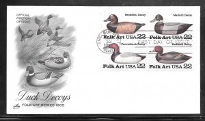 Just Fun Cover #2138-41 FDC Artcraft Cachet (my2561)