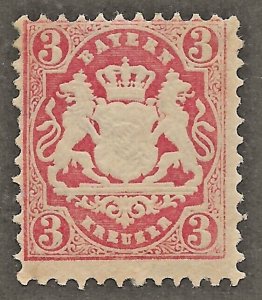 Germany - Bavaria (1870) - Scott # 24,   MH