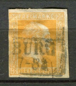 GERMANY; PRUSSIA 1857 early classic issue used 3sg. value