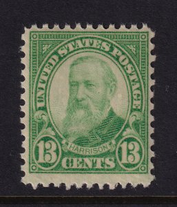 1926 Harrison 13c green definitive Sc 622 MNH OG single CV $19 (K