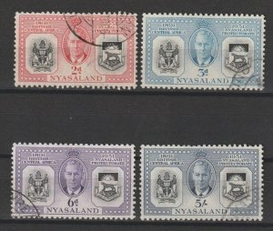 NYASALAND 1951 SG 167/70 USED