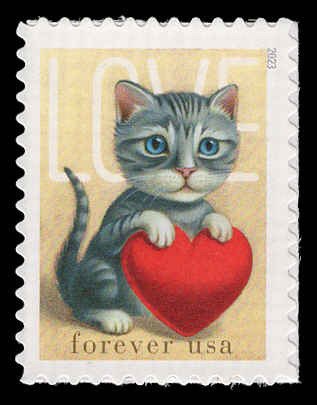 USA 5745 Mint (NH) Love Kitten Forever Stamp