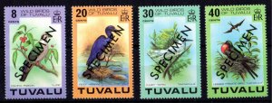 Tuvalu 1978 Sc#73/76 WILD BIRDS OF TUVALU Set (4) SPECIMEN MNH