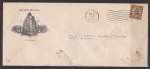 US 1932 Hotel Cover – Hilton Hotel El Paso