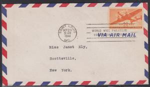 US C31 FDC World Wide Phil. Convention Sta.