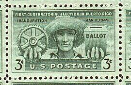 1949 sheet - Puerto Rico Election - Sc# 983