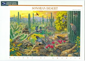 Scott 3293 33c Sonoran Desert Mint Sheet of 10 in Original USPS Packaging