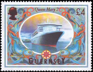 Guernsey #867, Complete Set, 2005, Ships, Never Hinged
