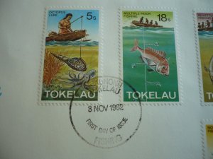 Stamps - Tokelau Islands - Scott# 85-90 - First Day Cover