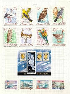 HUNGARY 1967/68 Wildlife Art Sport M&U +Sheets Collection (Apprx 80 Items(ELF743