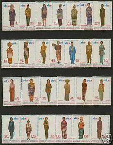 Indonesia 863-88 MH Costumes