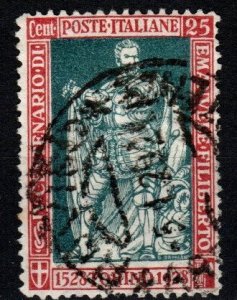 Italy #202A F-VF Used CV $52.50 (X4432)