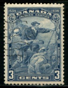 208 Canada 3c Jacques Cartier, used