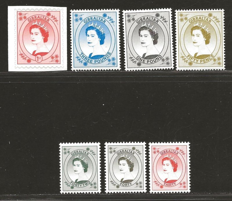 GIBRALTAR SC# 787-93   FVF/MNH