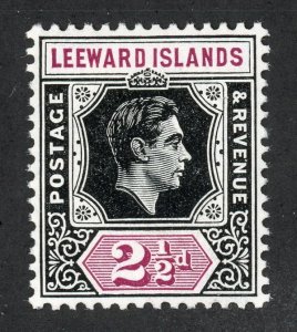 Leeward Islands 124 MNH 1949 2 1/2p black & plum (SG106)