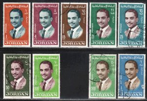 Jordan #528//528M, C44-45 ~ Both are Short Sets - King Hussein ~ Used, MX (1966)
