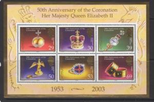 JERSEY SGMS1105 2003 CORONATION MNH 