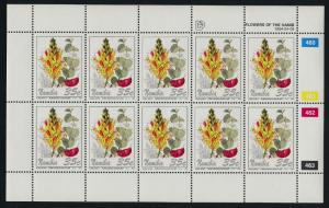 Namibia 762-5 Sheets MNH Flowers