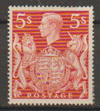 GB George VI  SG 477 very lightly mounted mint marks on gum 