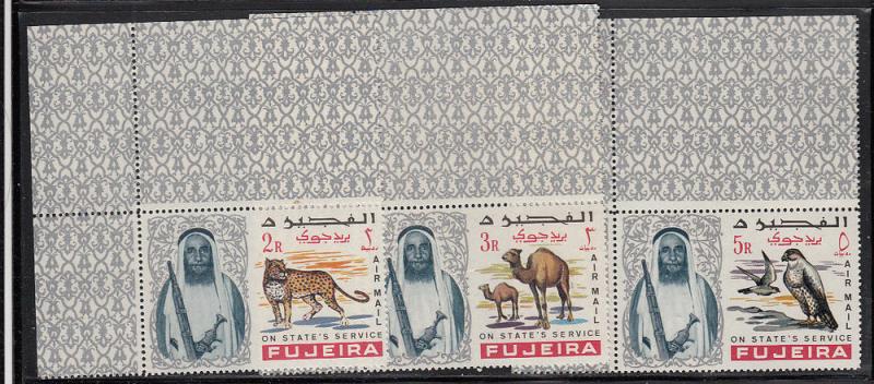 Fujeira Sc. #O1-O5 & CO1-CO4 MNH Birds & Animals