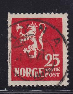 Norway 102 Lion Rampant 1924