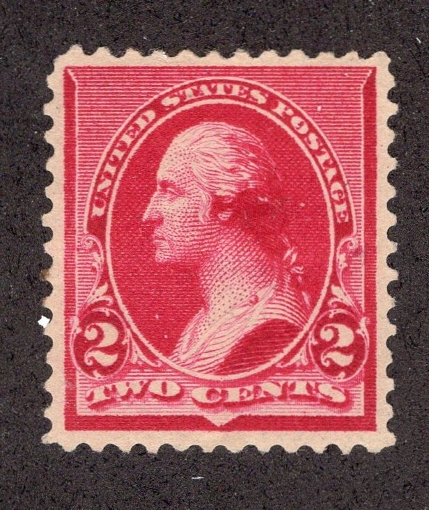 US #220    2 CENT WASHINGTON     MINOR FAULTS    ~0245