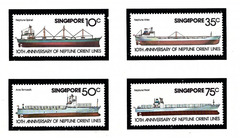 Singapore 308-11 MNH 1978 Ships