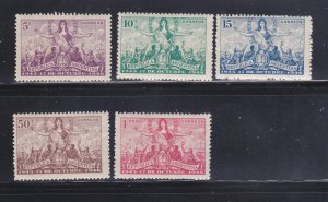 Argentina 553-557 Set MH Design