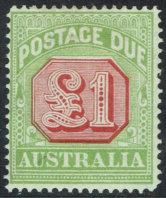 AUSTRALIA 1913 POSTAGE DUE 1 POUND PERF 14 