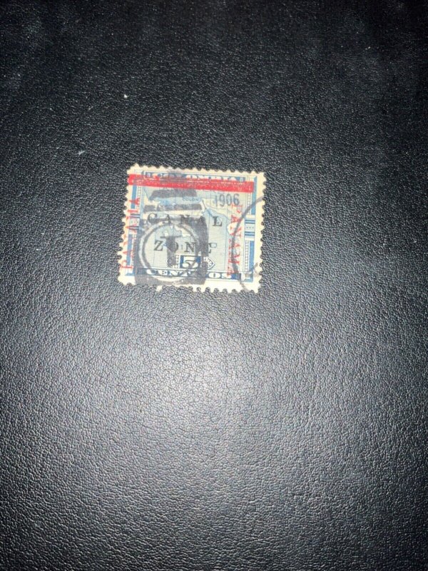 Stamps Canal Zone Scott #12 used