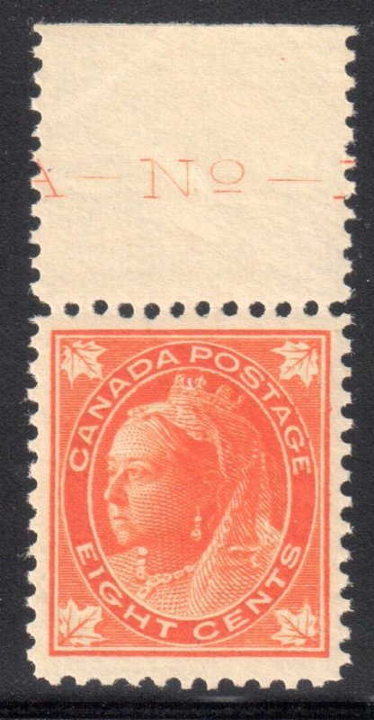 Canada #72 VF NH Upper margin C$1500,00