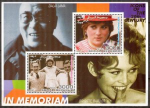 Somalia 2001 Princess Diana Walt Disney Sheet MNH Private