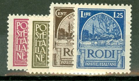 M: Italy Rhodes 15-23 mint CV $458.50; scan shows only a few