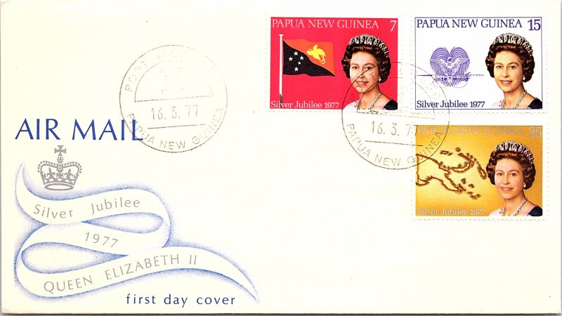 Papua New Guinea, Worldwide First Day Cover, Royalty