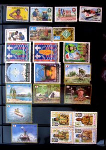 WORLDWIDE - TOPICAL STAMPS - 50 SCOUTING