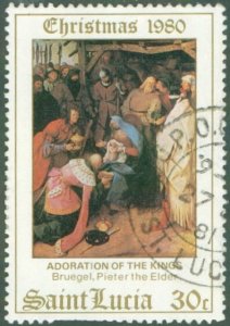 ST LUCIA 535 USED BIN $0.50